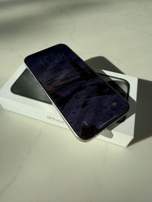 iPhone 15 Pro 128GB White Titanium SIM free with protective glass and new case