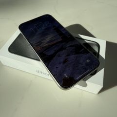 iPhone 15 Pro 128GB White Titanium SIM free with protective glass and new case