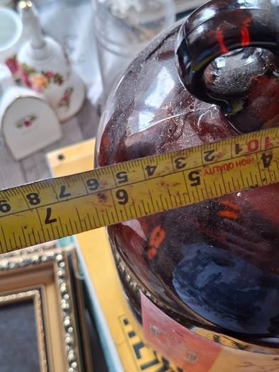 Lautier Fils amber glass demijohn bottle, Postage Available or Collection