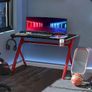 Gaming Desk with RGB LED Lights Image 7