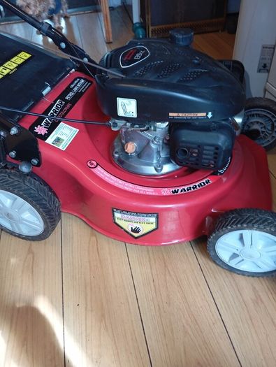 warrior petrol lawnmower