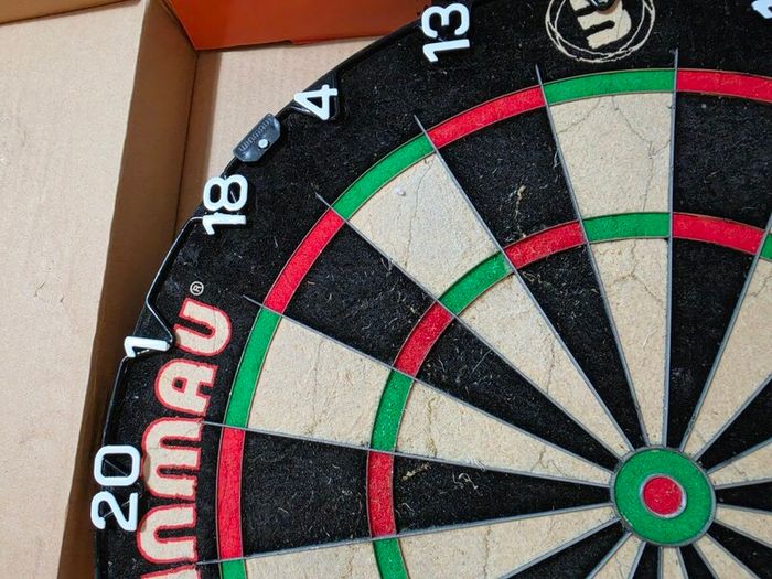Luke Littler 2025 World Championship darts and Unicorn Eclipse Ultra dartboard combo
