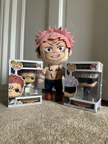 Jujutsu Kaisen Bundle | Official Sukuna Plush & Sukuna & Gojo Funko Pops