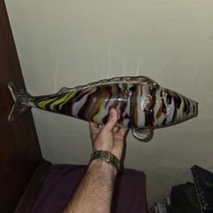 Murano Glass Fish Sculpture