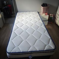 single bed with base