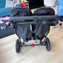 Out n about double buggy V4 double nipper Raven Black Image 5