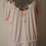 Pink embroidered top size UK12 EU40 Postage included Image 2