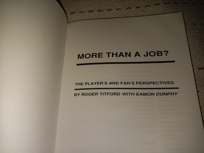 More Than A Job  By Roger Titford Book For Sale Here