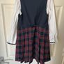 school uniform. Set dress and shirt. 134 cm Image 2