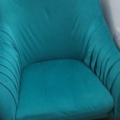 teal desk chair