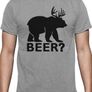 Bear + Deer = BEER Funny Christmas Gift T-Shirt Xmas Image 2