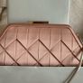 LK Bennett pink satin purse Image 2