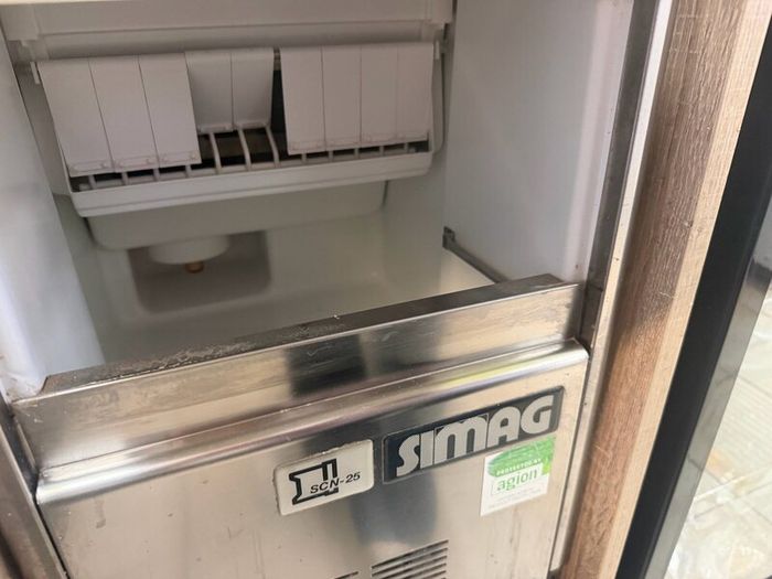 Commercial Simag Ice Machine & JVC TV