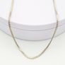 Vintage 925 Sterling Silver Flat Curb Chain Image 7