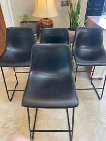 4 x Matching Kitchen Island Breakfast Bar Tall Stools - Can Deliver