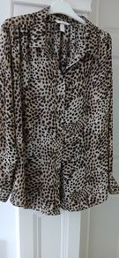 H&M Animal Print Shirt