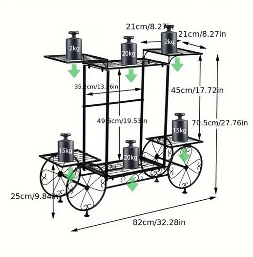 Metal Indoor or Outdoor Garden Bicycle (Free Delivery)