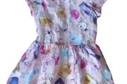 Kids dress- perfume pattern 2-4 age  NEW