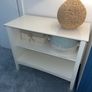 White table shelf bookcase Image 3
