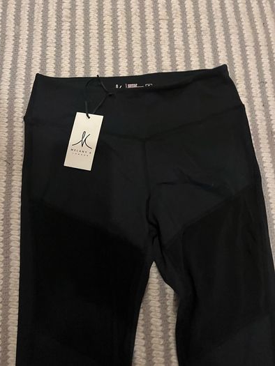 MELANY K sports leggings black new with tags