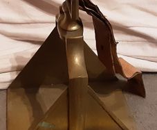 vintage BRASS stirrup possibly cavalry