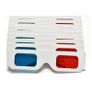 Universal Paper Anaglyph 3D Glasses Paper 3D Glasses View Anaglyph Red Cyan Red/Blue 3D Glass For Movie EF Image 3