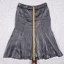 Roman Originals Shimmering Metallic Grey Midi Skirt 12UK/40EU Image 8
