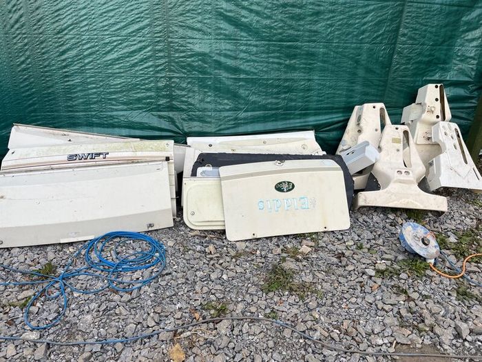 Caravan parts, windows and panels