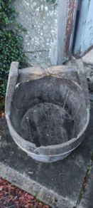 Vintage timber Pail