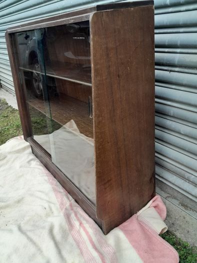 G Plan E Gomme Brandon Line Glass Angled Display Cabinet