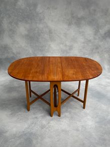Mid-Century Drop Leaf Dining Table