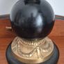 Art Deco/Empire-style figural bronze table vanity mirror Image 4