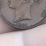 1838 Farthing Victoria's first issue Low mintage 591k Image 2