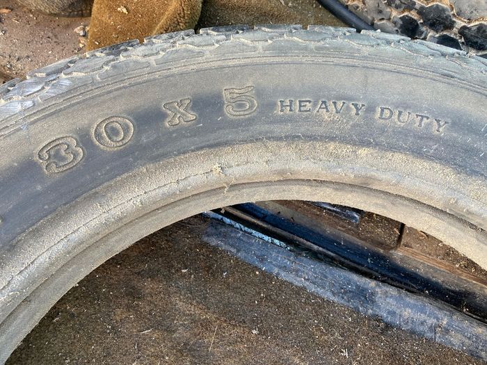Vintage car tires