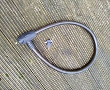 bicycle or steering wheel lock