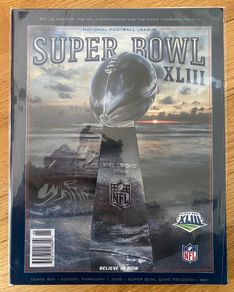 Very Rare 2009 NFL Super Bowl XLIII - Pittsburgh Steelers v Arizona Cardinals  Official Programme