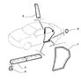 RH Rear Door Rubber (Alfa Romeo 156) Image 2