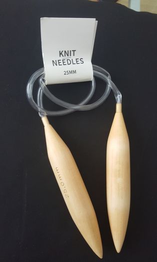 Jumbo 15mm 20mm 25mm Wooden Circular Needles 1pc