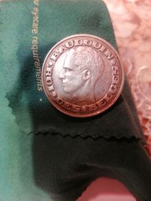 1958 Belgium Silver 50 Francs Coin