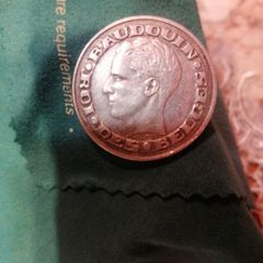 1958 Belgium Silver 50 Francs Coin