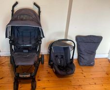Mothercare Travel System Bundle | Stroller, Infant Car Seat & Travel Bag
