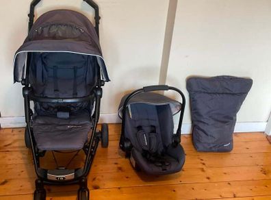 Mothercare Travel System Bundle | Stroller, Infant Car Seat & Travel Bag