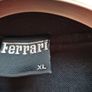 Vintage 1999 ferrari polo shirt Size xl ptp 23" black cotton In excellent condition Image 9