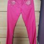Redial pink pants  satin look size s never worn Image 2