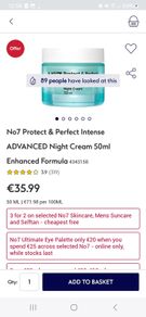 No 7 Protect and Perfect Intense Advanced night cream