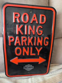 Rare Harley Davidson Road King Heavy Metal Sign Brand New USA