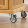 Kitchen Cabinet Stainless Steel Worktop Kitchen Island High-Quality Bamboo Image 6