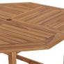 Garden Table 120x120x75 cm Solid Teak Wood Image 3