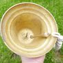Vintage big Maritime Brass Ship Bell with Wall Mounted Image 4