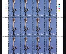 2008 Ireland Irish Dance Commemorative Stamp Sheet Plate 1B1B1B1B Mint Never Hinged (MNH)